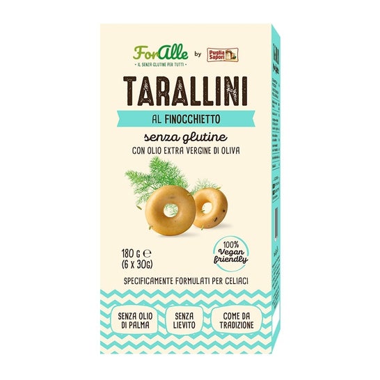 ForAlle Tarallini Fenouil Sans Gluten 6x30g
