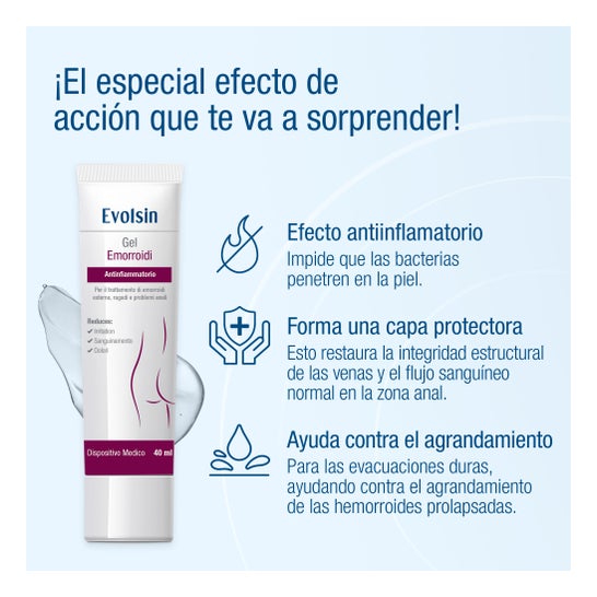 Evolsin Gel Hémorroïdes 40ml