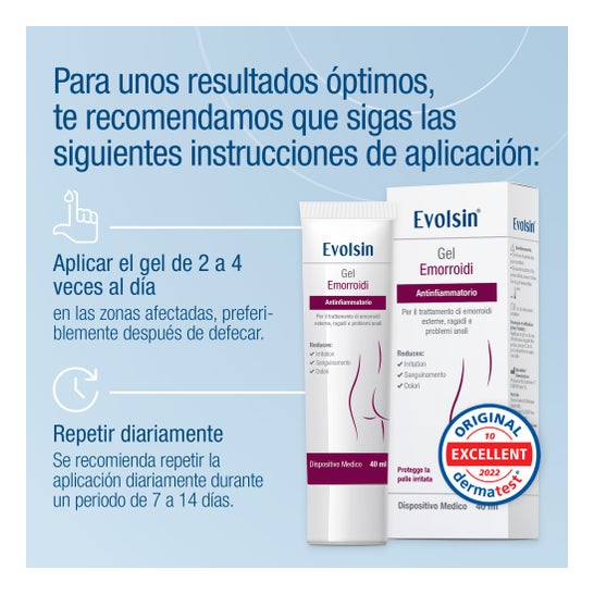 Evolsin Gel Hémorroïdes 40ml