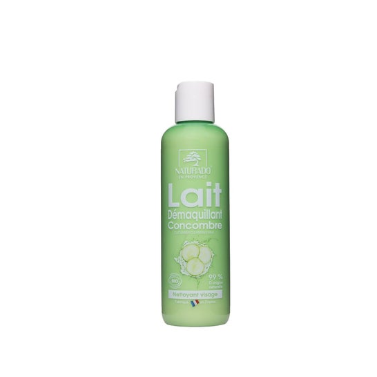 Naturado Lait Démaquillant Concombre Bio 200ml