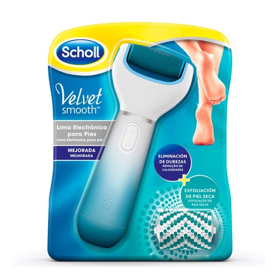 Scholl Velvet Smooth Lima Eletrónica Exfoliante Azul 1ud