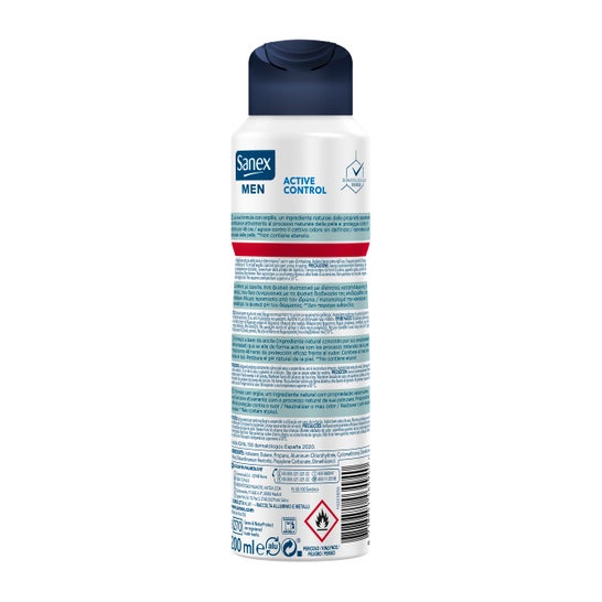Sanex Men Active Spray Déodorant 48H 200ml