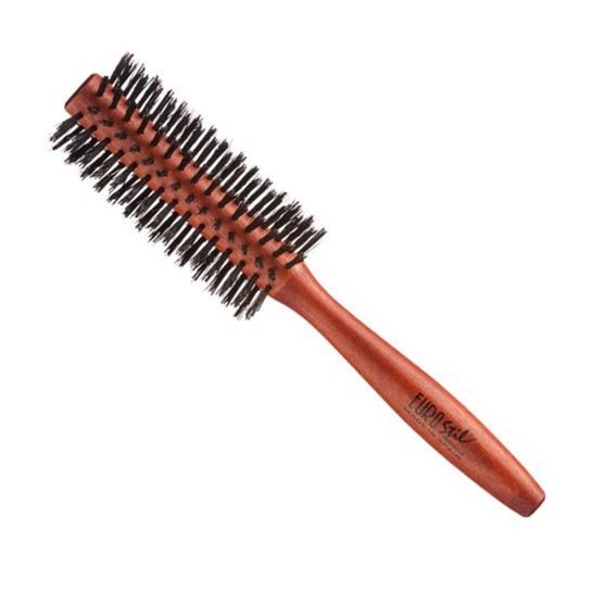 Eurostil Brosse circulaire en bois Soie 12cm