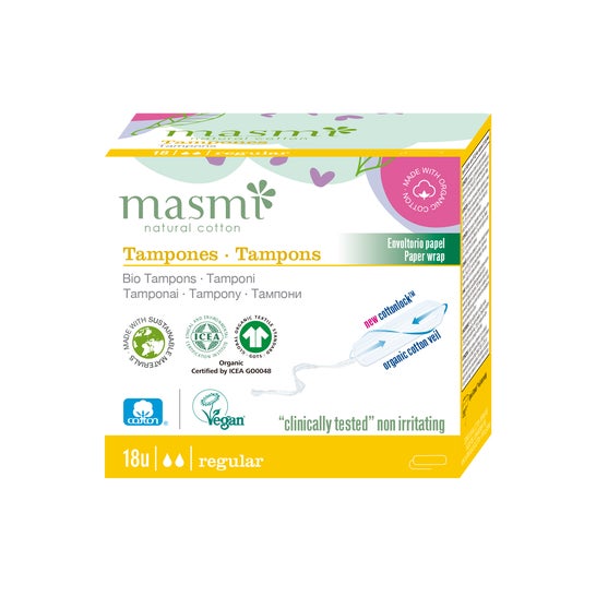 Masmi Regular Cotton Tampon 18pcs