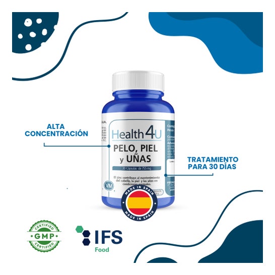 H4U Pelo, piel y uñas 30 cápsulas de 754.69 mg