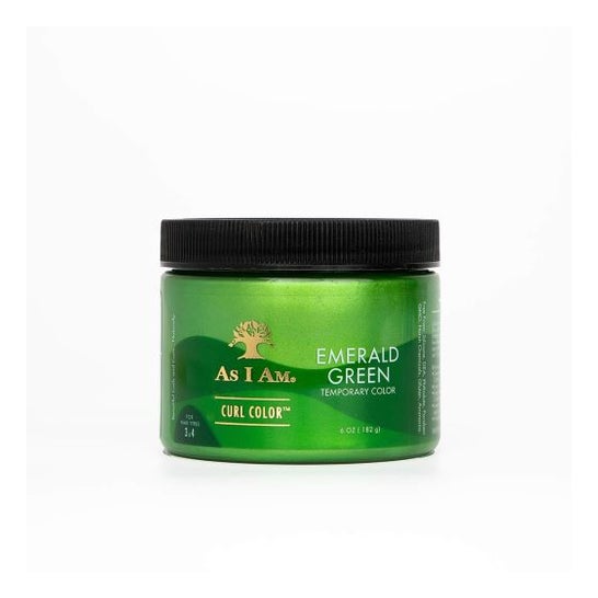 As I Am Curl Color Temporary Hair Color Emerald Green 182g