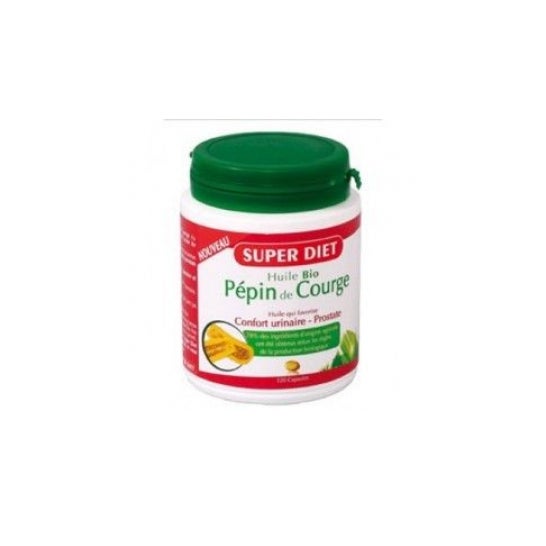 SuperDiet huile de pépins de courge capsules, Prostate