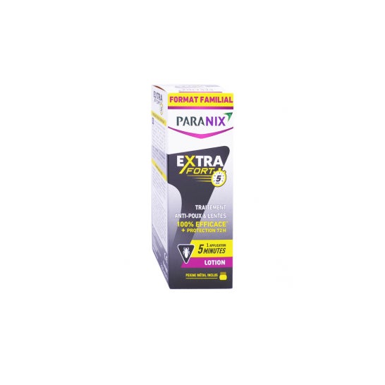 Paranix EXTRA FORT Lotion anti-poux et lentes + peigne 
