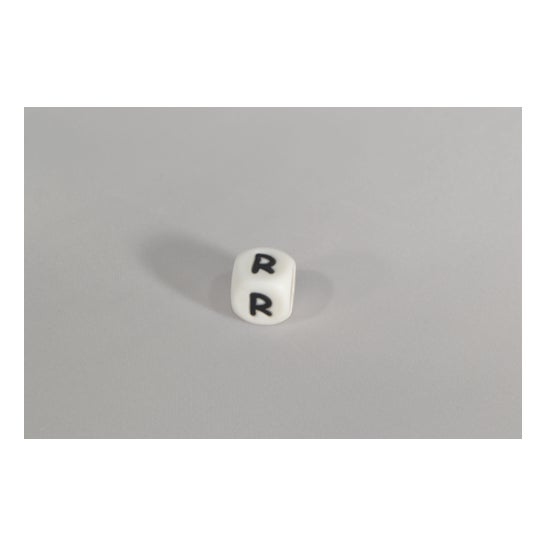 Irreversible Perle Silicone Pour Attache-Sucette Lettre R 1 unité