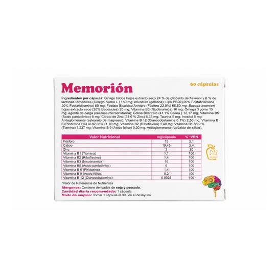 DIS MEMORION 60 CAPSULES