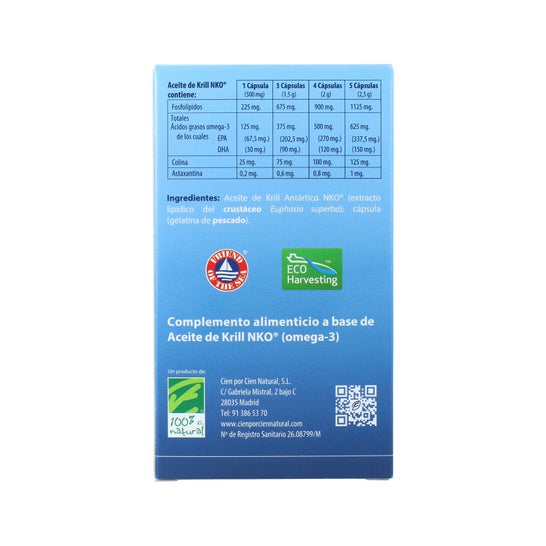 Huile de Krill 100% Naturelle 80 Capsules