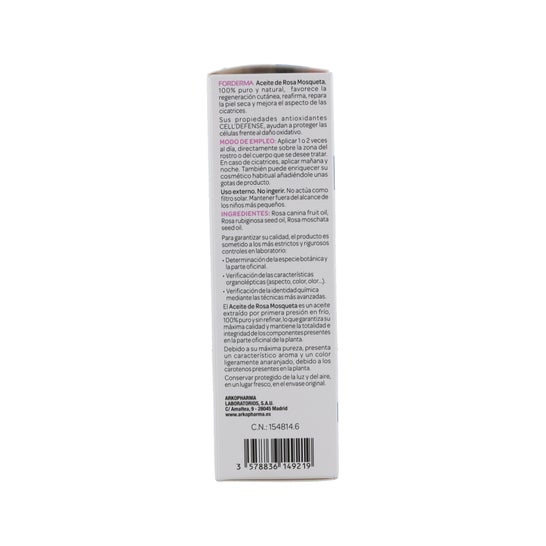 Huile essentielle de cynorrhodon d'Arkoesencial 30ml