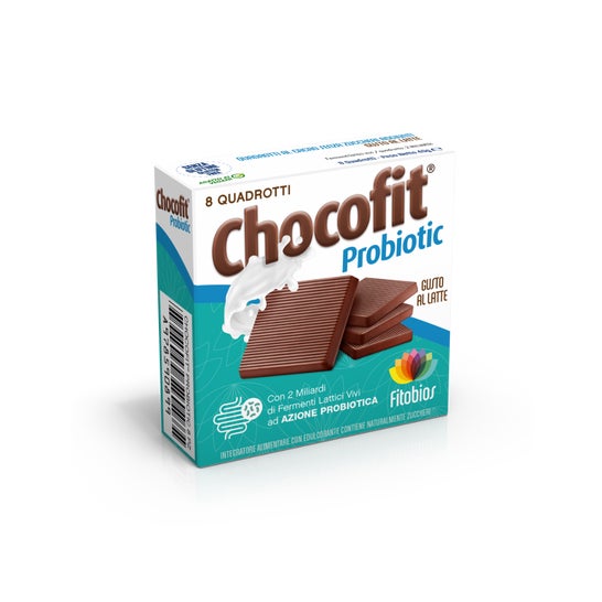 Fitobios Chocofit Probiotic Chocolats Goût Lait 8uts