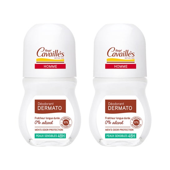 Roge Cavailles  Dermato 48H Anti-Odeurs Homme Roll On 2X50ml