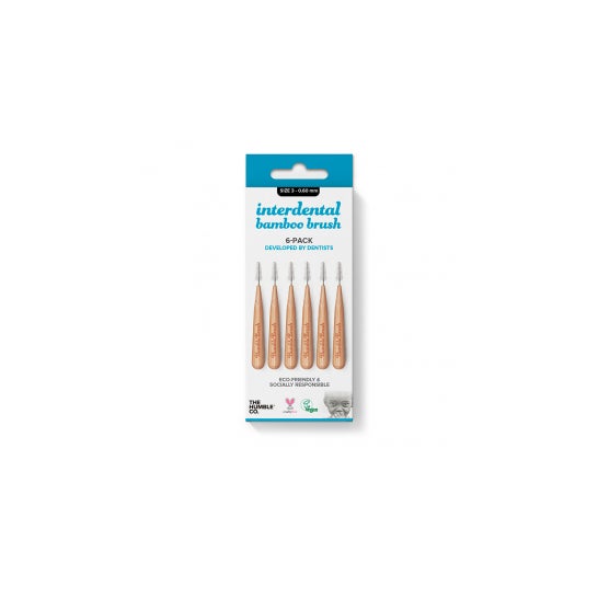 The Humble Co Brosse Interdentaire 0.6mm Bambou 6uts