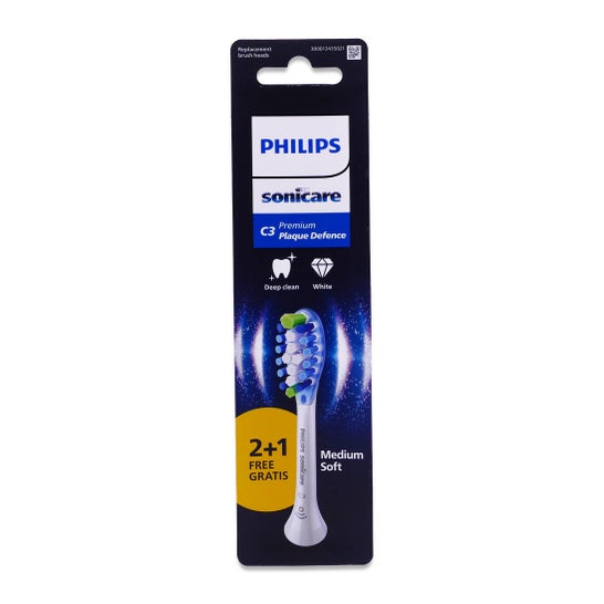 Philips Sonicare C3 Premium Plaque Defence 3 unités