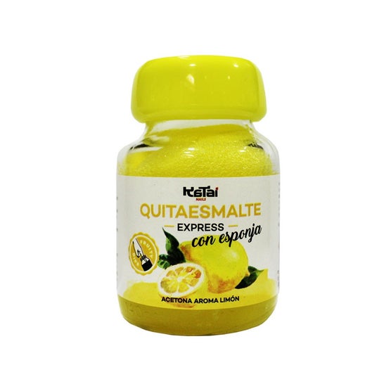 Katai Acetone Express Dissolvant de vernis à ongles avec éponge citron 75ml
