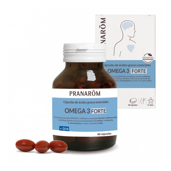 Pranarôm Omega 3 Forte +Q10 60 Gélules