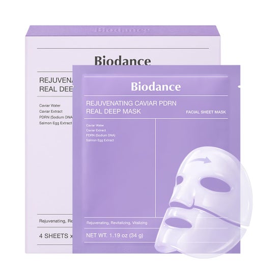 Biodance Rejuvenating Caviar PDRN Real Deep Masque 4 masques en tissu