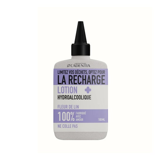 Cadentia Lotion hydroalcoolique Fleur de lin Recharge 100 ml