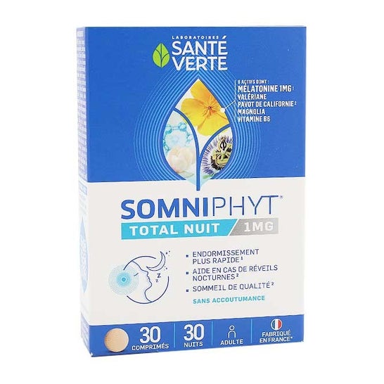 Santé Verte Somniphyt Total Nuit 1mg 30 Comprimés