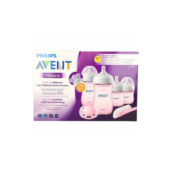 Philips Avent Set Recien Nacido Gama Natural Rosa SCD301/03