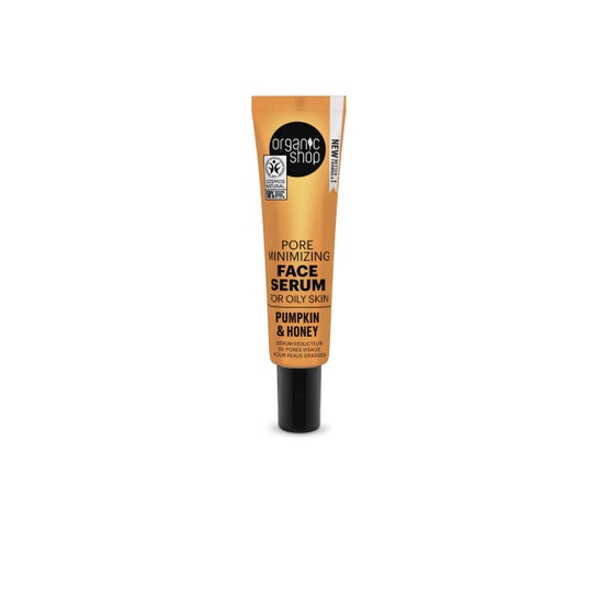 Organic Shop Pore Minimizing Face Serum For Oily Skin Pumpkin & Honey 30ml
