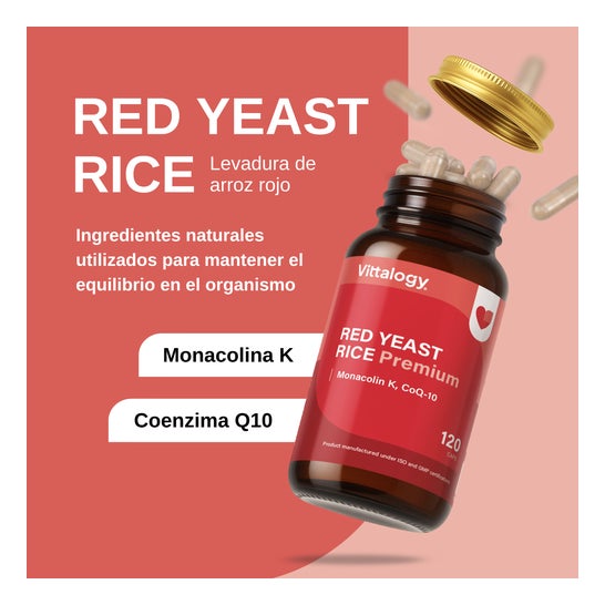 Vittalogy Red Yeast Rice Premium 120 Capsules