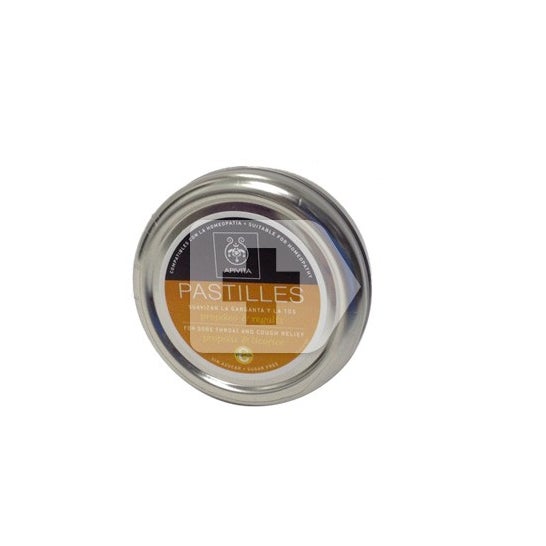 Apivita propolis et tablettes de réglisse sans sucre 45g