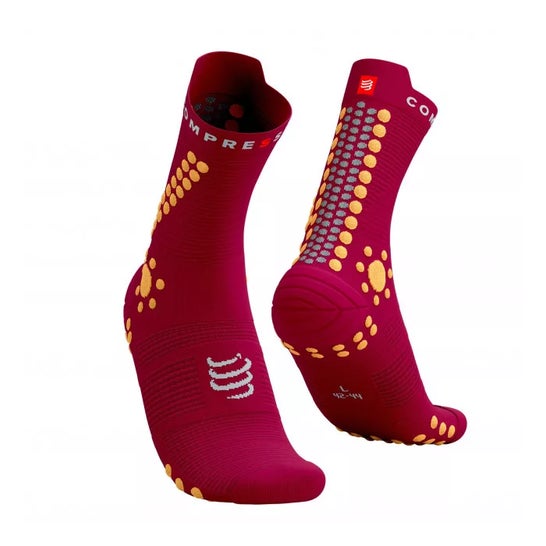 Compressport Pro Racing Sock V4.0 Trail Persian Red T3 1 Paire