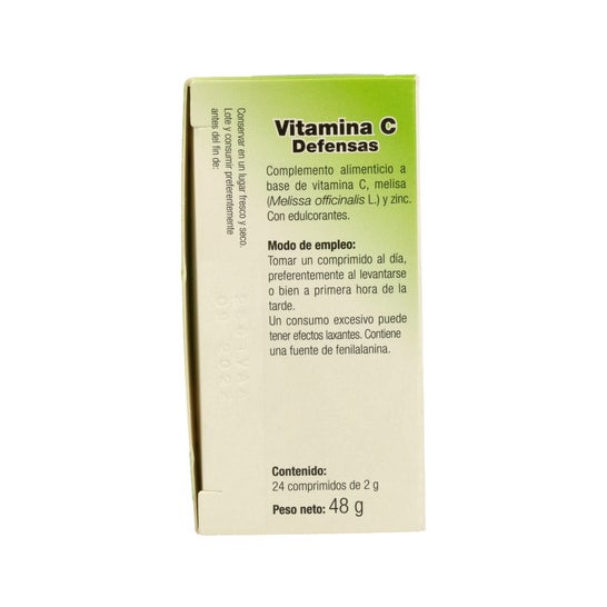 Vallesol vitamine C + mélisse + zinc 24comp
