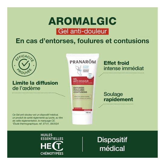 Pranarôm Aromalgic Gel Froid Anti-Douleur 100ml