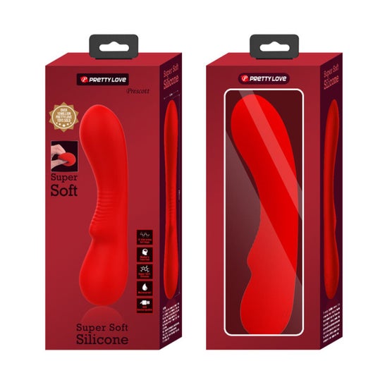 Pretty Love Prescott Vibromasseur Rechargeable Rouge 1ut