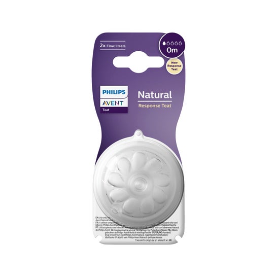 Philips Avent Tétine Natural Naissance Response +0M T1 2uts
