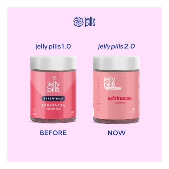 Jelly Pills Essentials Echinacea 70 Gummies
