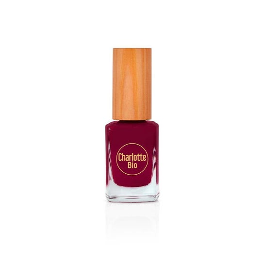 Charlotte Bio Vernis à Ongles Biosourcé Rouge Prune 10ml