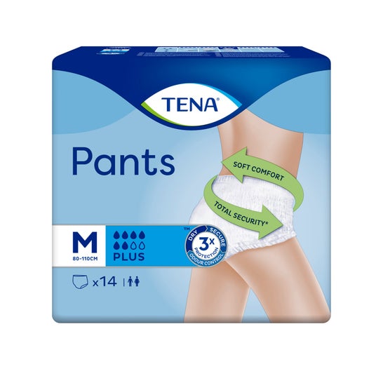 Tena Pants Plus Medium 14 pièces