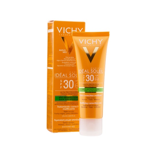 Vichy Idéal Soleil Soin Correcteur Matifiant Anti-Imperfections SPF30+ 50 ml
