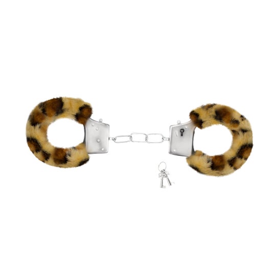 Crushious Love Cuffs Menottes en Peluche Leopard 1 Unité