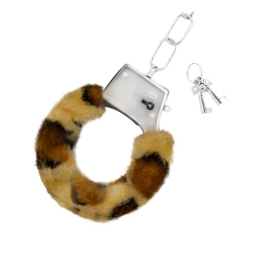 Crushious Love Cuffs Menottes en Peluche Leopard 1 Unité