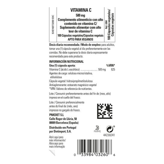 Solgar Vitamine C 500mg 100 comprimés