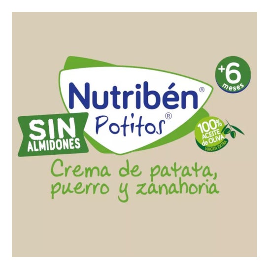 Nutribén® Potitos® Pomme de terre, Poireau, Carotte 235g Nutribén® Potitos® Pomme de terre, Poireau, Carotte 235g