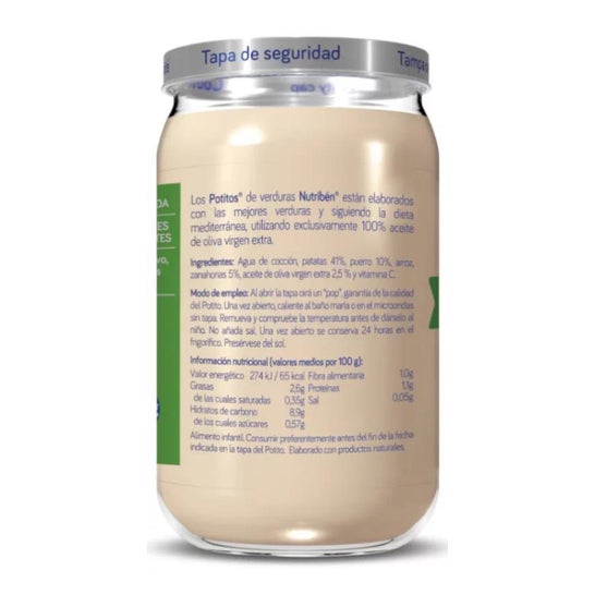 Nutribén® Potitos® Pomme de terre, Poireau, Carotte 235g Nutribén® Potitos® Pomme de terre, Poireau, Carotte 235g
