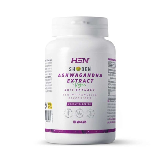 HSN Extracto de Ashwagandha Shoden® 40:1 240mg 120vcaps