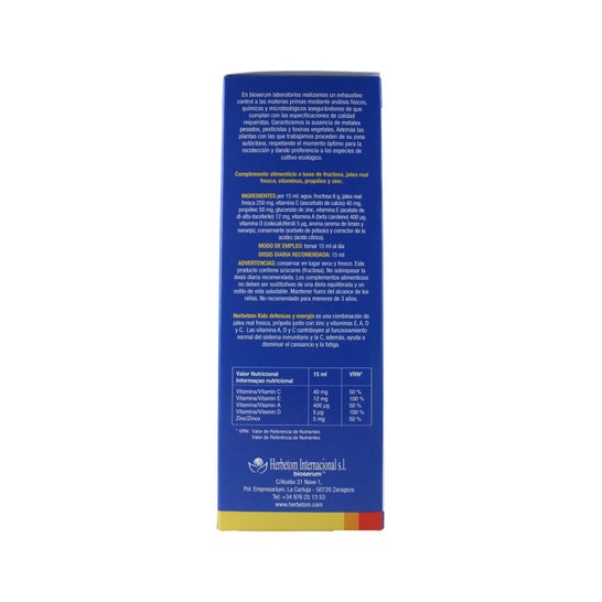 Herbetom Kids Défense et Energie 250ml