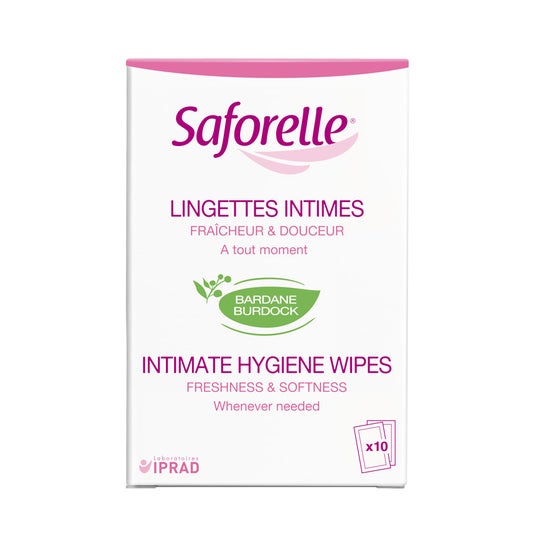 Saforelle Lingettes Hygiène Intime 10ml
