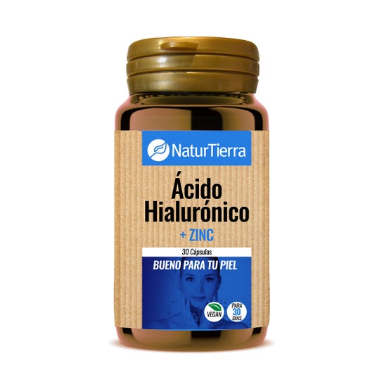 Naturtierra Acide Hyaluronique + Zinc 30 Capsules végétales