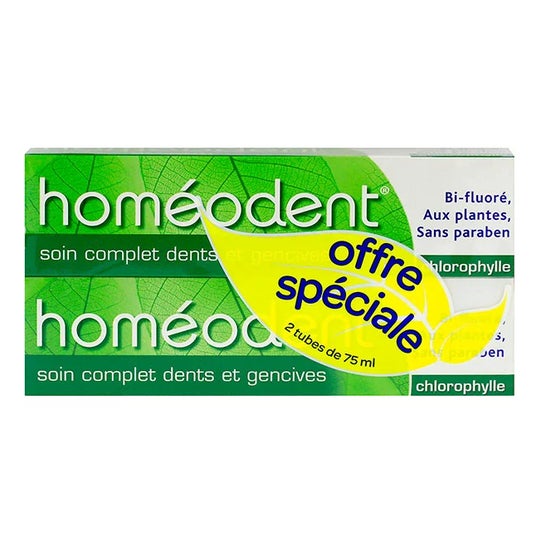 Boiron Homéodent Soin Complet Chlorophylle 2x75ml