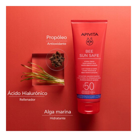 Apivita Bee Sun Safe Lait Format Voyage SPF50 100 ml