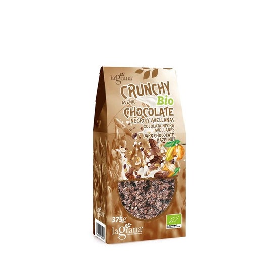 La Grana Crunchy Avoine Choco Noisette Bio 375 g